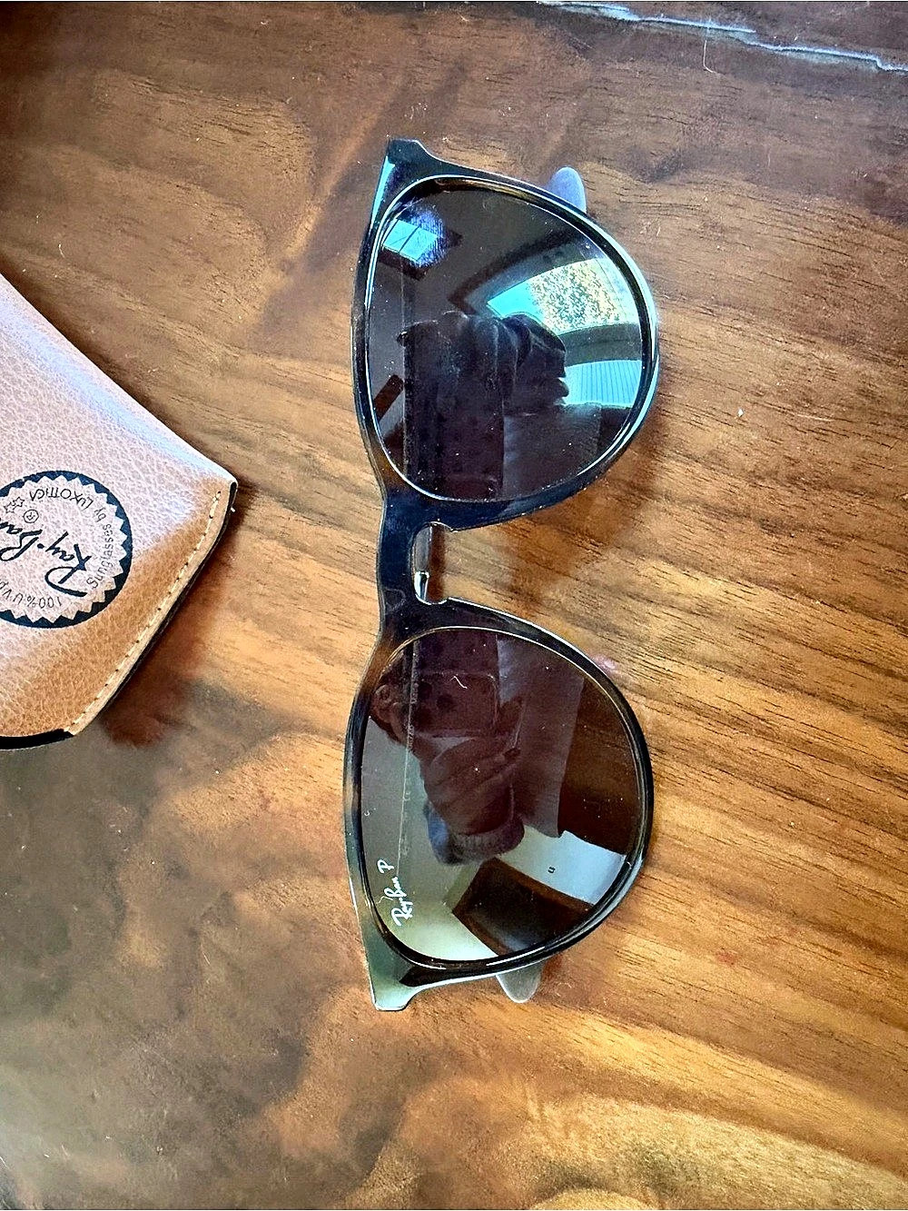 Ray-Ban Erika Classic Polarized Sunglasses Black & Pink